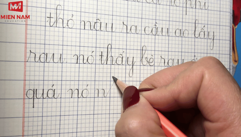 luyện chữ đẹp bằng bút chì