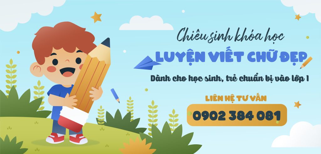 Khóa Luyện viết chữ đẹp tại Thuận An - Bình Dương